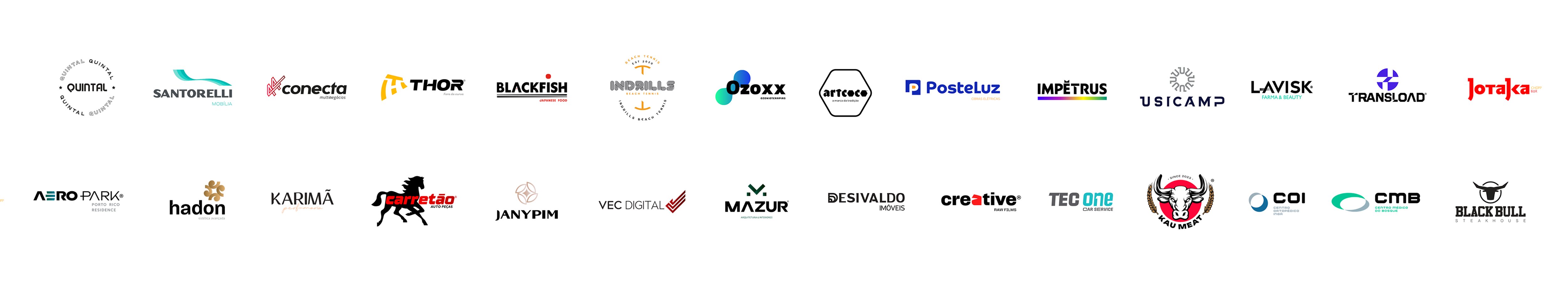 Marcas atendidas pela Presetbrand®